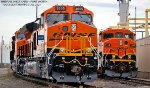 BNSF 3655 and 1413